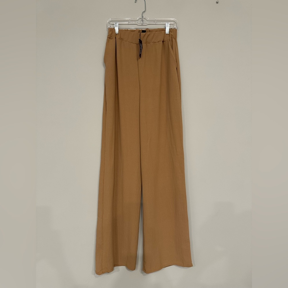 Boohoo Womens Tall Wide Leg Trousers